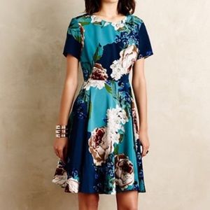 Anthro Corey Lynn Calter Paeonia Floral Dress